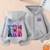 Comfortable and Warm Coats for Children's Witch Hunt Team, Zipper Hoodies for Boys and Girls Autumn and Winter