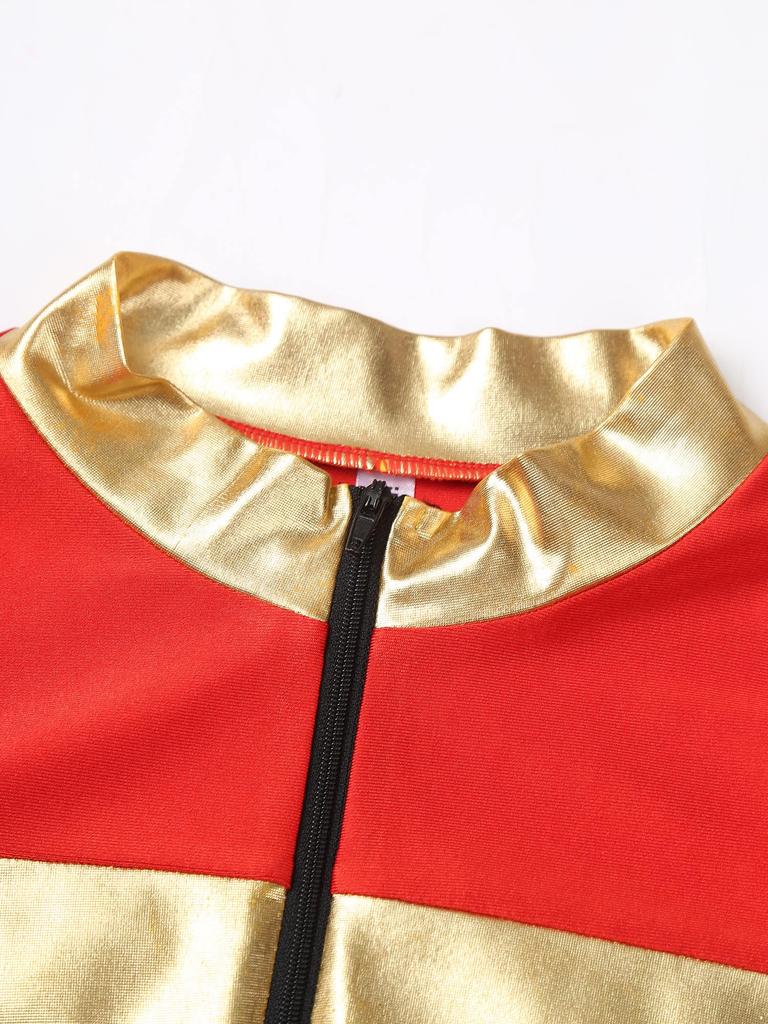 Womens Checkerboard Racing Jumpsuit Long Sleeve Plaid Romper Racer Driver Cosplay Costume