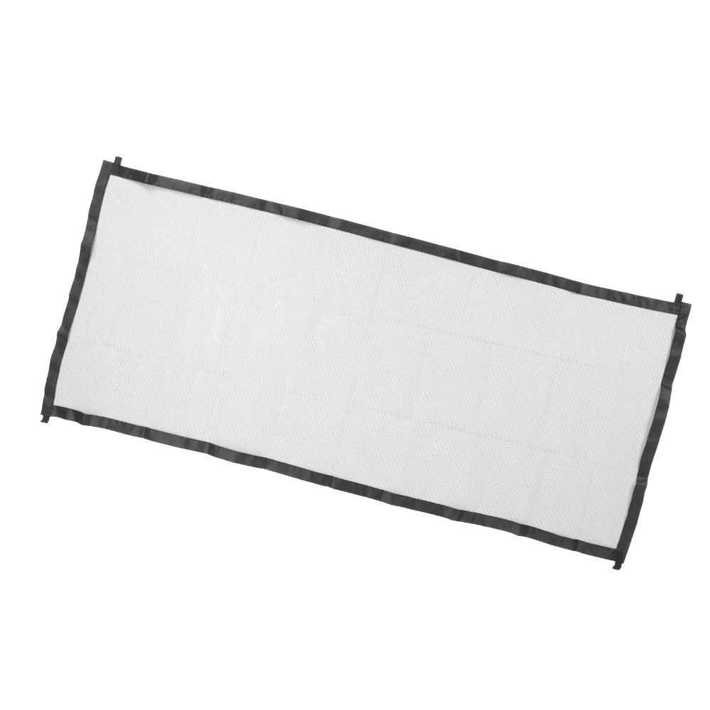 Flexible Mesh Fabric Dog Safety Barrier Punch Free Install No Drill Pet Gate  Stairway Protection
