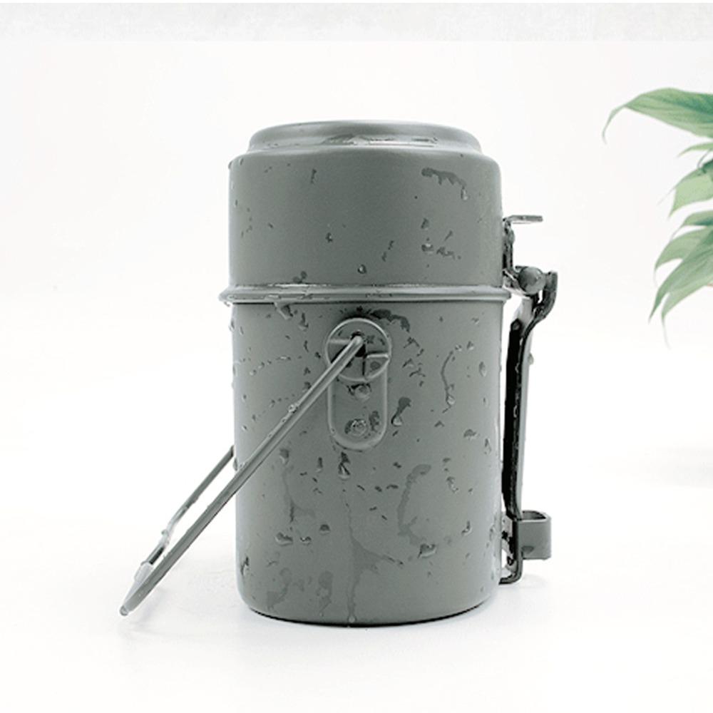 Durable Aluminium Alloy Mess Tin Portable Lightweight Lunch Box Multifunction Mess Kit Outdoor Camping