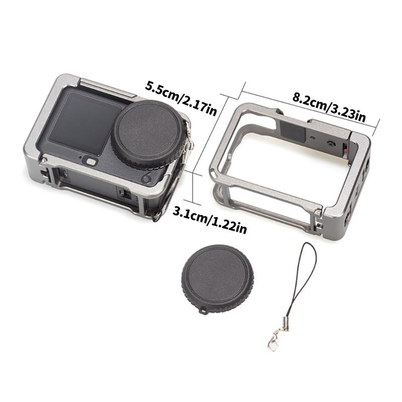 MultiFunctional Expansion Frame for Action 6 Cameras Frame Support Horizontal Vertical Shoot Quick Release Mechanism