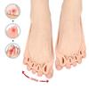 Toe Separator Pad with Thick Shock-Absorbing Sole, Arch Massage, Anti-Wear Design, and Flexible Traction Strap