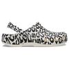Crocs Classic Warped Logo Clog White Black Unisex 210805-100
