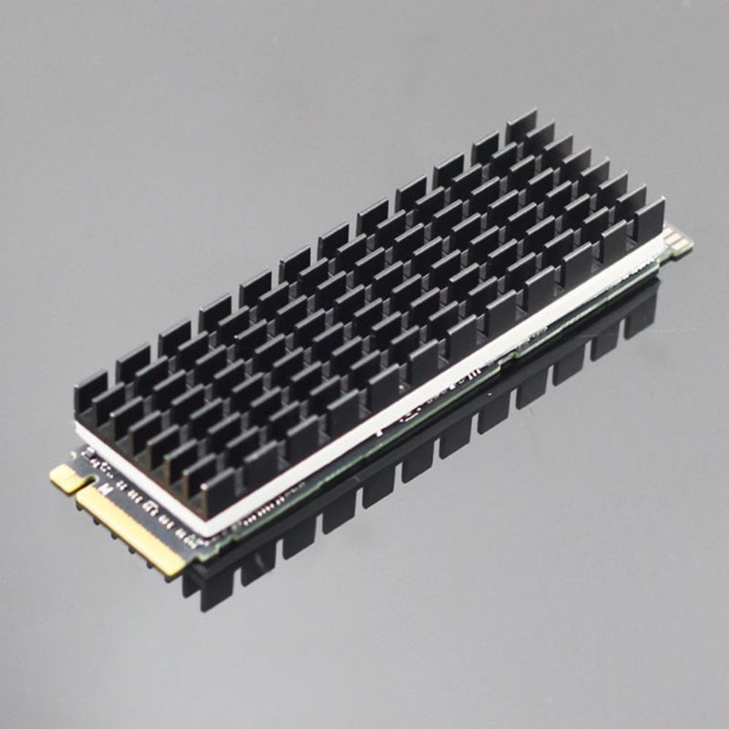 Aluminum Cooling Heat Sink Thermal Pads Heat Dissipation Radiator Thickness 6mm for M.2 Sata PCI-E NVME M2 SSD Drop Shipping