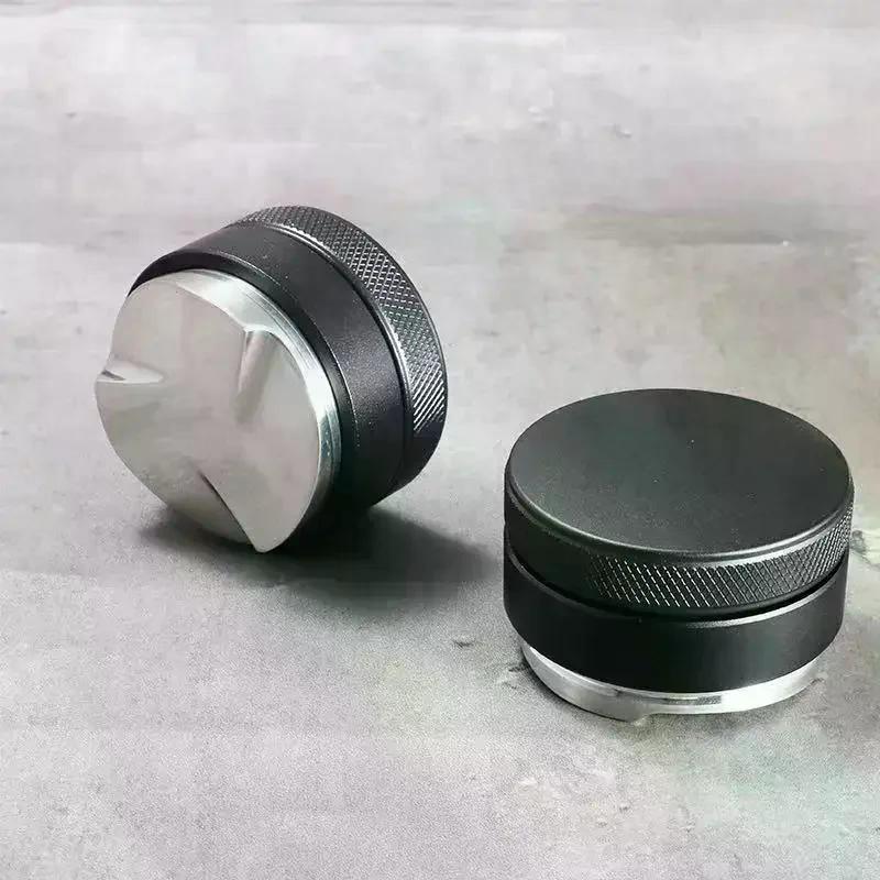 Kaffeeverteiler, Espresso-Verteilungswerkzeug/-Leveler, 3 abgewinkelte Neigungen, verstellbarer Palm-Tamper, passend für 51/53/58 mm Siebträger