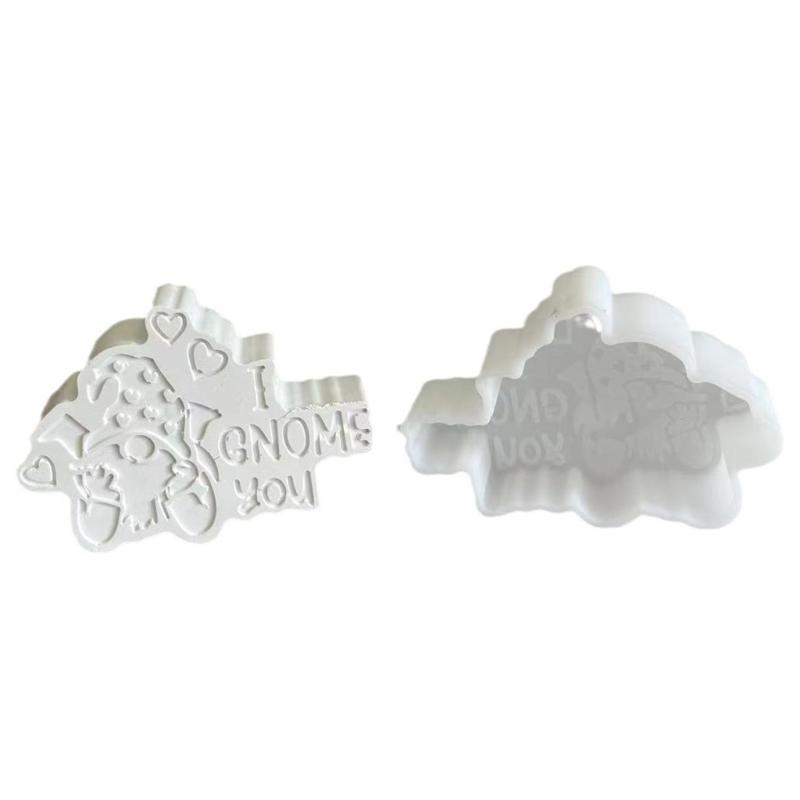 Christmas Silicone Molds Gypsum Decoration Mold  Scented Candle Mold Table Ornament Making Tool for Making Crafts