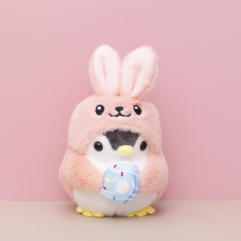 Soft And Cuddly Penguin Plush Toy Keychain With Colorful Transformations Lovely Gift For Friends