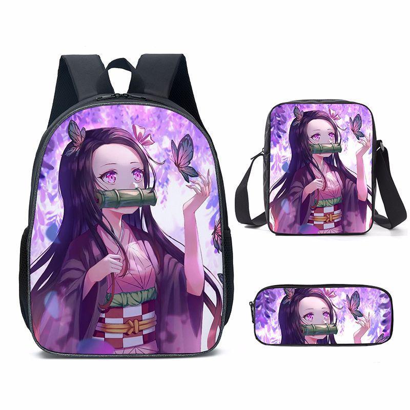 New Cartoon Demon Slayer Blade Backpack For Primary And Middle School Students