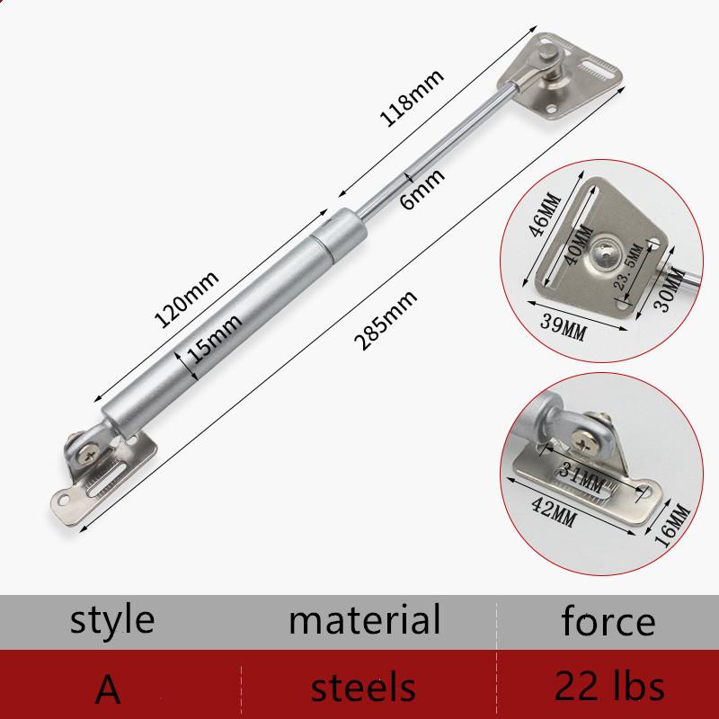 Balamale hidraulice cu arc pe gaz pentru mobilier, 2/1 buc, 100N, 10 kg, pentru bucătărie, dulap, balamale, ușă, capac, suport, cutie hardware, 2 buc.