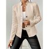 Jacket Long Sleeved Ladies An Elegant Single Breasted High Necked Jacket Suitable For Casual Wear In Spring And Autumn