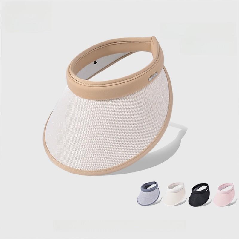 Summer Wide Brim Sun Hat For Women With Breathable Polyester Sun Protection For Outdoor Casual Wear