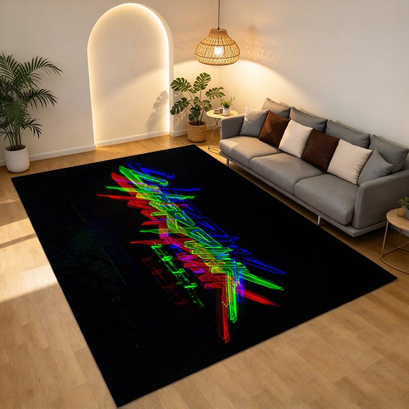 Light Art Living Room Nonslip Area Rug Soft Carpet For Bedroom Game Playroom Sofa Office Home Decor Doormat Christmas Gift C929116
