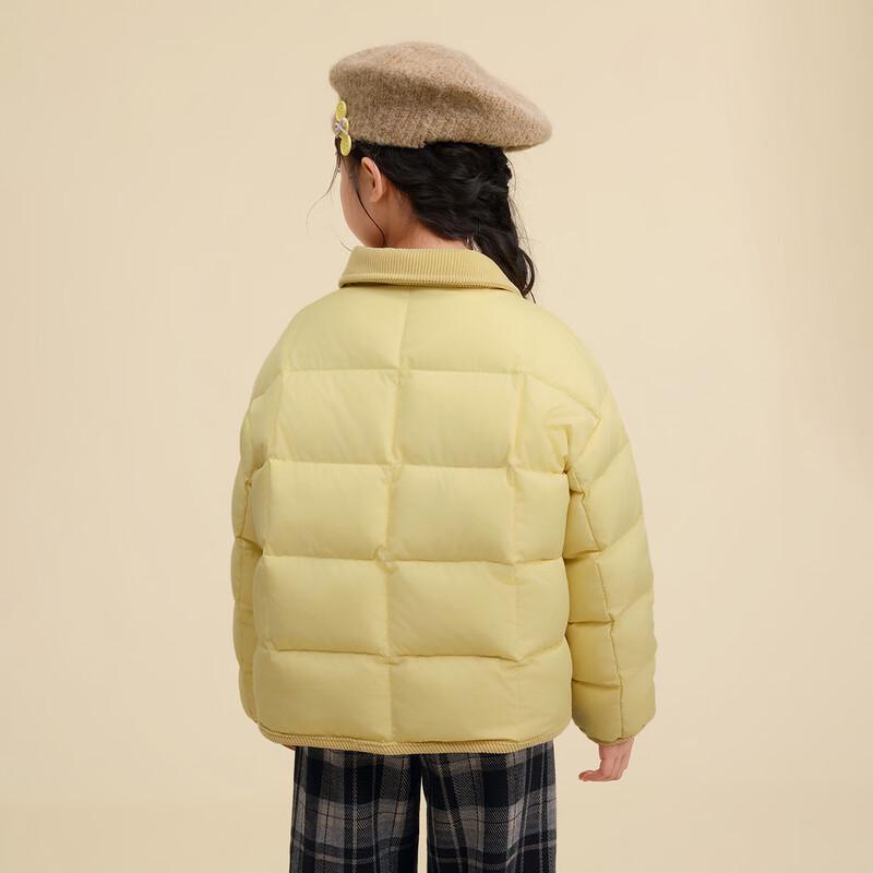 Girls' Waterproof & Windproof Hooded Down Jacket