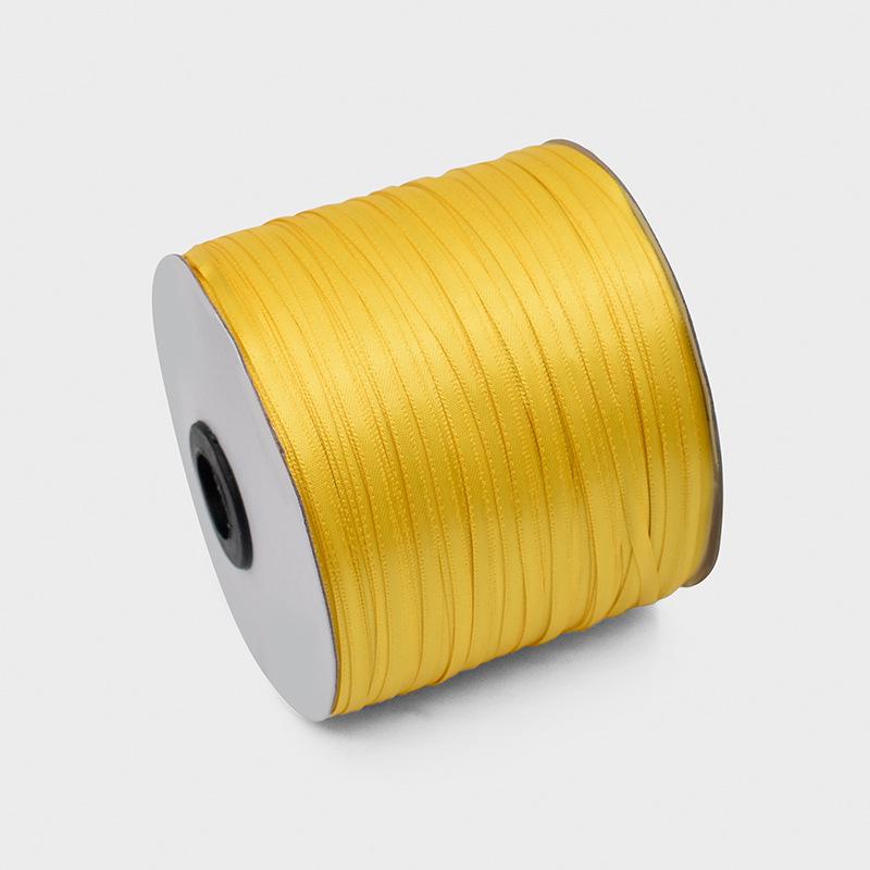 0.3cm Encrypted Polyester Satin Ribbon for Clothing and DIY Accessories