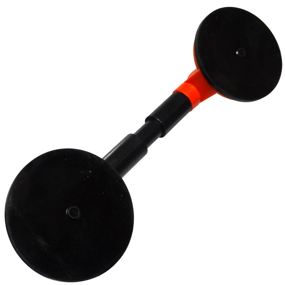 Double articulated suction cup for glass 120 60 . Quatros