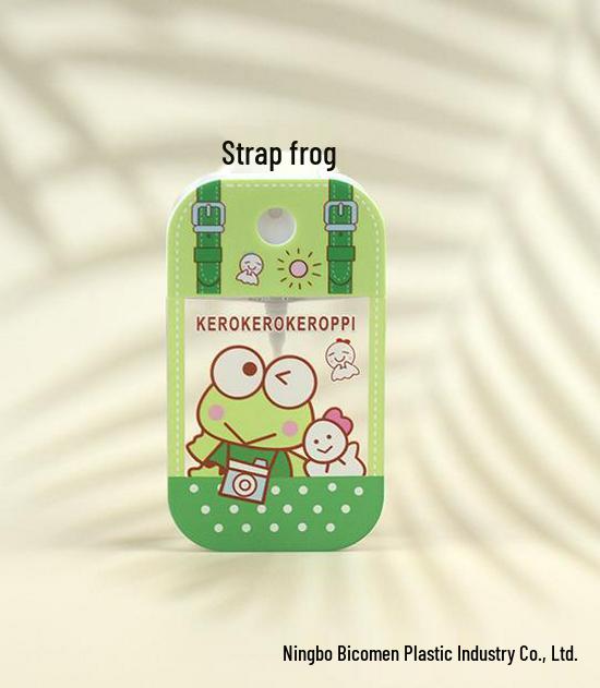 Cartoon 50ml Hydrating Card Perfume Spray Bottle - Portable & Plastic