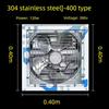 304 Stainless Steel Negative Pressure Fan Industrial Exhaust Fan Farm Ventilation Fan Workshop Factory Powerful Exhaust Fan