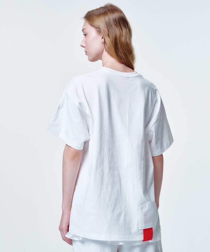 2113 STUDIO Loose Fit T-Shirt Angel Palm Tree