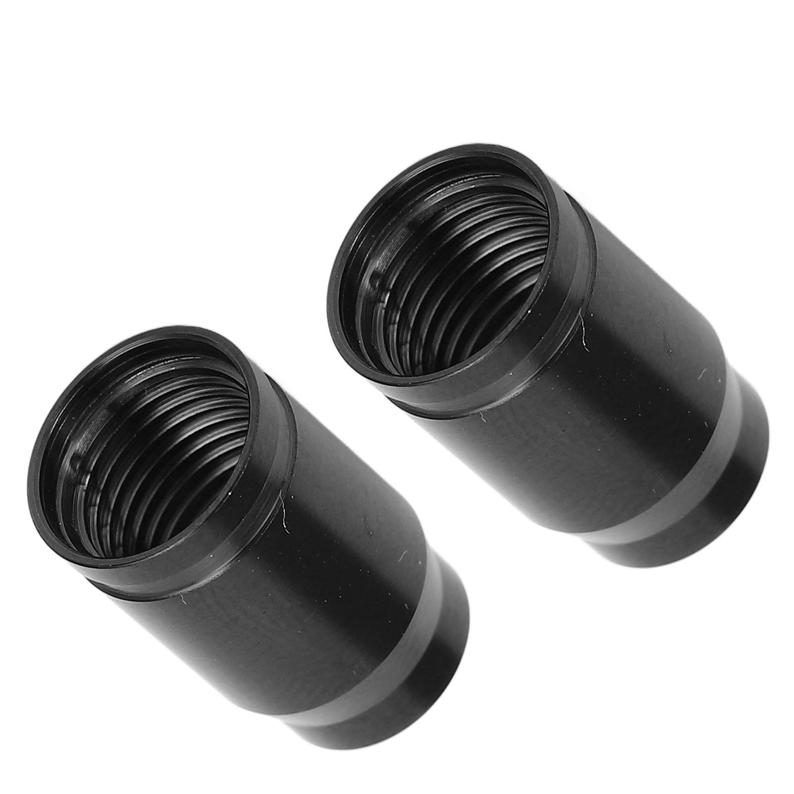 

2 Pack Bike Valve Stem Caps Ti Alloy Dust Proof Heavy Duty Universal Bike Tire Valve Stem Cap Cover