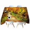 Mangrove Forest Tree Landscape Pattern Tablecloth Thicken Cotton Rectangular Round Table Cloth For Wedding Picnic Party