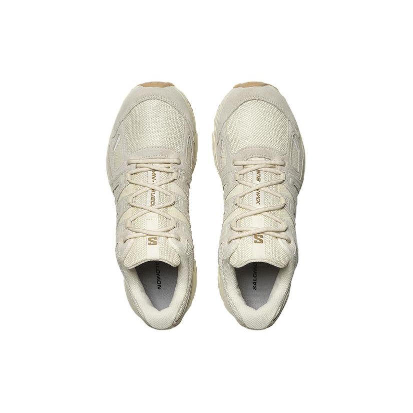 SALOMON X-Mission 4 Xmn-4 Wildleder Bequem Vielseitig Low-Top Outdoor Funktionsschuhe Unisex Schuhe Erdfarben 475092