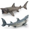 Simulation Marine Mammal Series Great White Shark Basking Shark Fish Marine Life Model Desktop Static Ornament