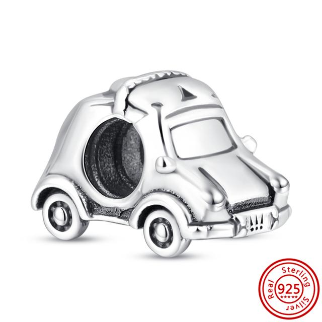 Νέα 925 Silver Heart ψηλοτάκουνα Animal Pavé Beads Fit Charm βραχιόλι Γυναικεία μόδα κοσμήματα