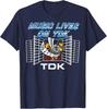Music Lives On TDK - Vintage 80er TDK T-Shirt