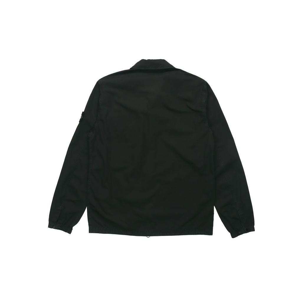 Stone Island Zip Pocket Cotton Dyed Classic Jacket Men jackets Black 7315107WN-V0129