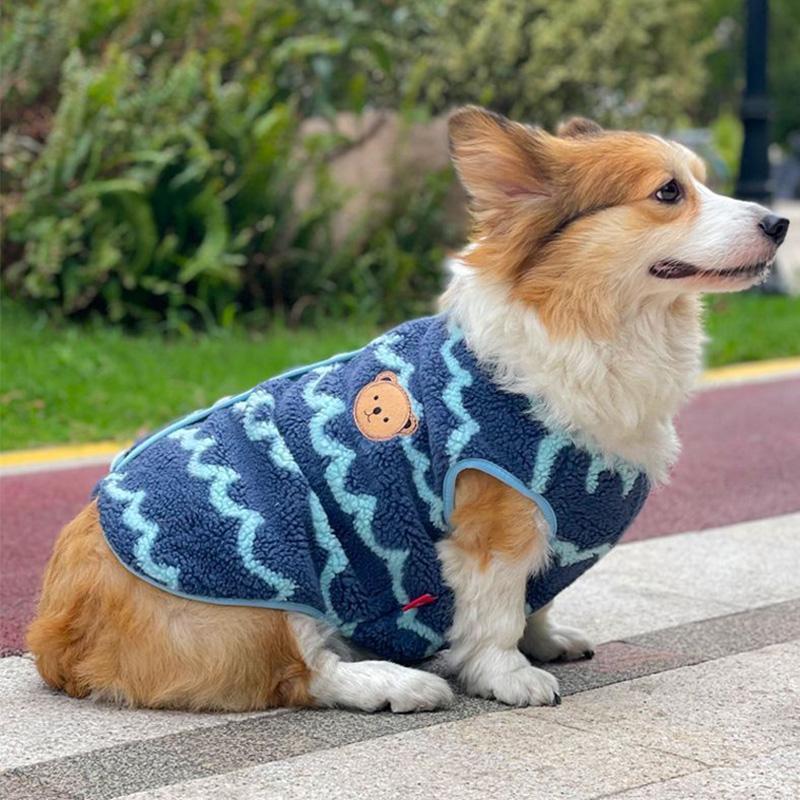Autumn Winter Pet Shearling Vest Soft Fluffy Warm Sleeveless Dog Jackets Clothes for Small Medium Dogs