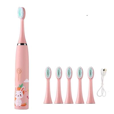 Sonic Children'S Electric Toothbrush 3 To 12 Years Old Teeth Cleanoral Bacteria
