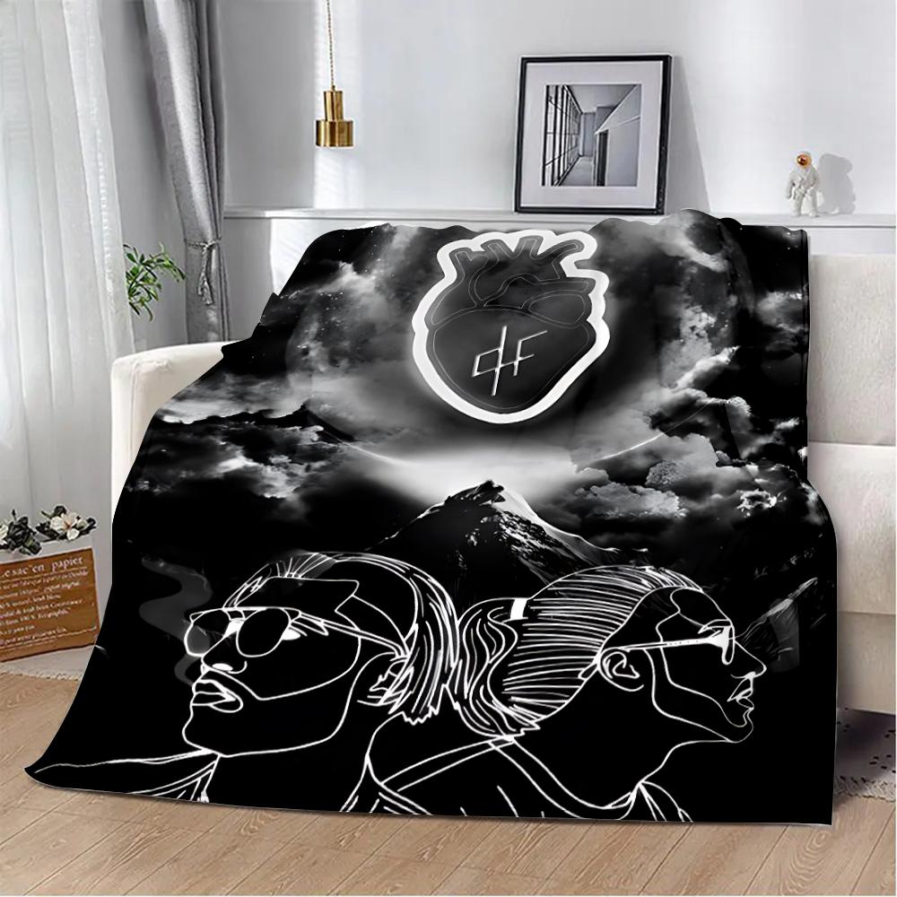 

Printed Blanket Picnic Blankets Rapper PNL QLF Singer Warm Blanket Soft and Comfortable Blanket Home Travel Birthday Gift 75cmx90cm