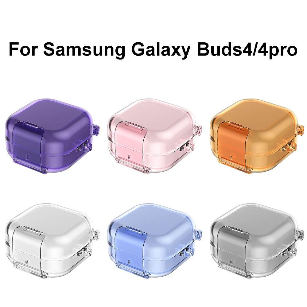 Full Cover Shell Protective Case Transparent Earbuds Cover for Samsung Galaxy Buds4/4pro Travel