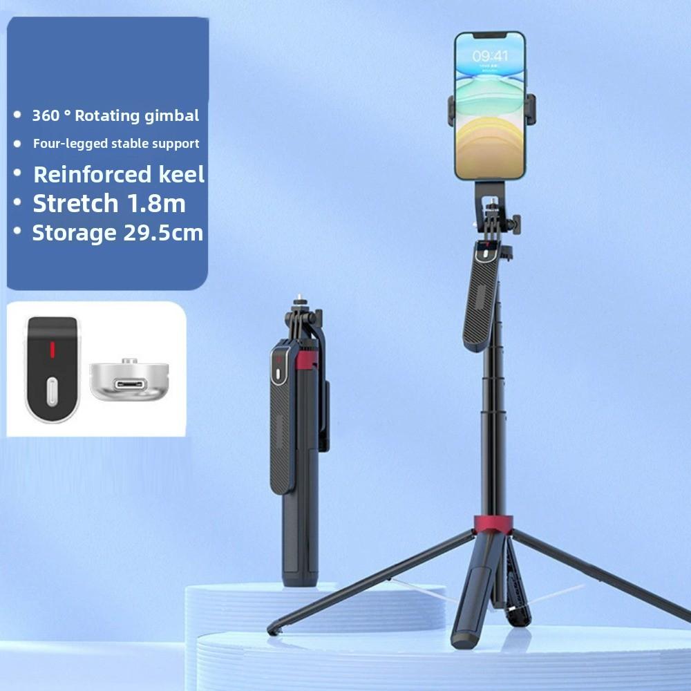 1.8m Bluetooth Selfie Stick Four Legged Selfie Stick Stand Telescopic Selfie Stick  Home