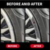 CFG1 4pcs Car Trim Badge Wheel Brow Decal Car Wheel Hub Sticker For Mercedes Benz B/C/E/S Class A Class C200L GLC GLK CLA Accessories