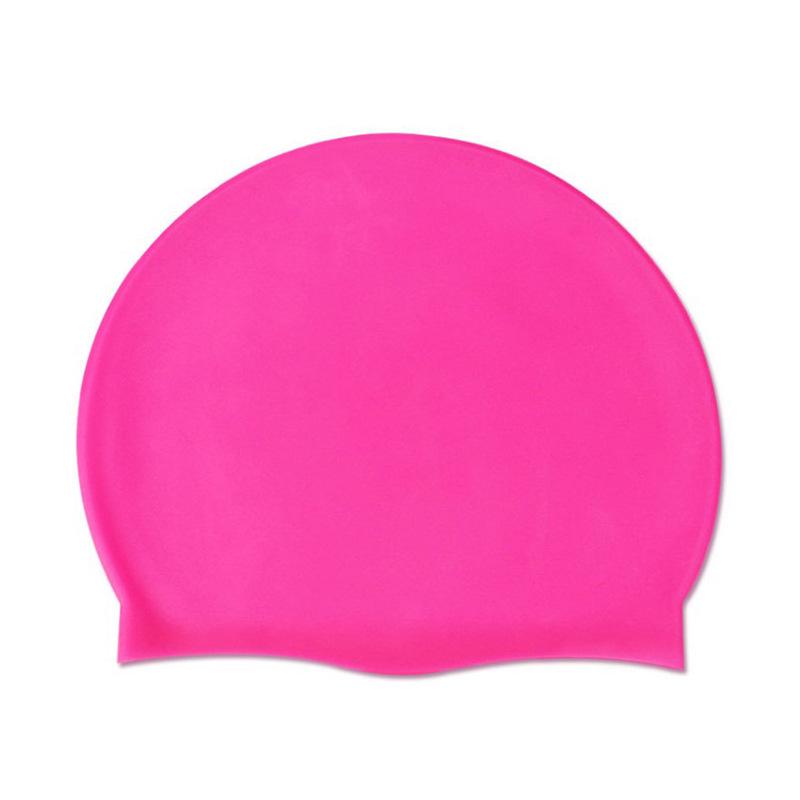 Universal Plus Size Silicone Swimming Cap for Men, Women, and Children - Comfortable, Non-Tight Fit
