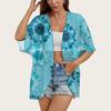 Women's Chiffon Beach Kimono Cover-up with Sun Protection