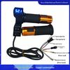 Electric Vehicle Throttle Twist Grip with Blue Screen Display 23 Switch 01+ Reverse DR Voltage