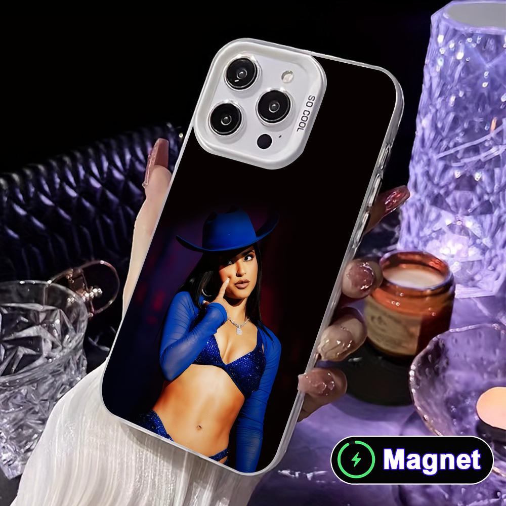 Fashion Becky G White Translucent MagSafe Mobile Phone Case for iPhone 17 16 15 14 13 12 11 X XR XS Air Pro Max Plus Cover