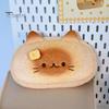 Siamese Cat Stationery Bag Plush Pencil Case, Large Capacity Fluffy Pen Pouch for Makeup Brush Holder Students, Soft Desk, Creative Animal Organizer