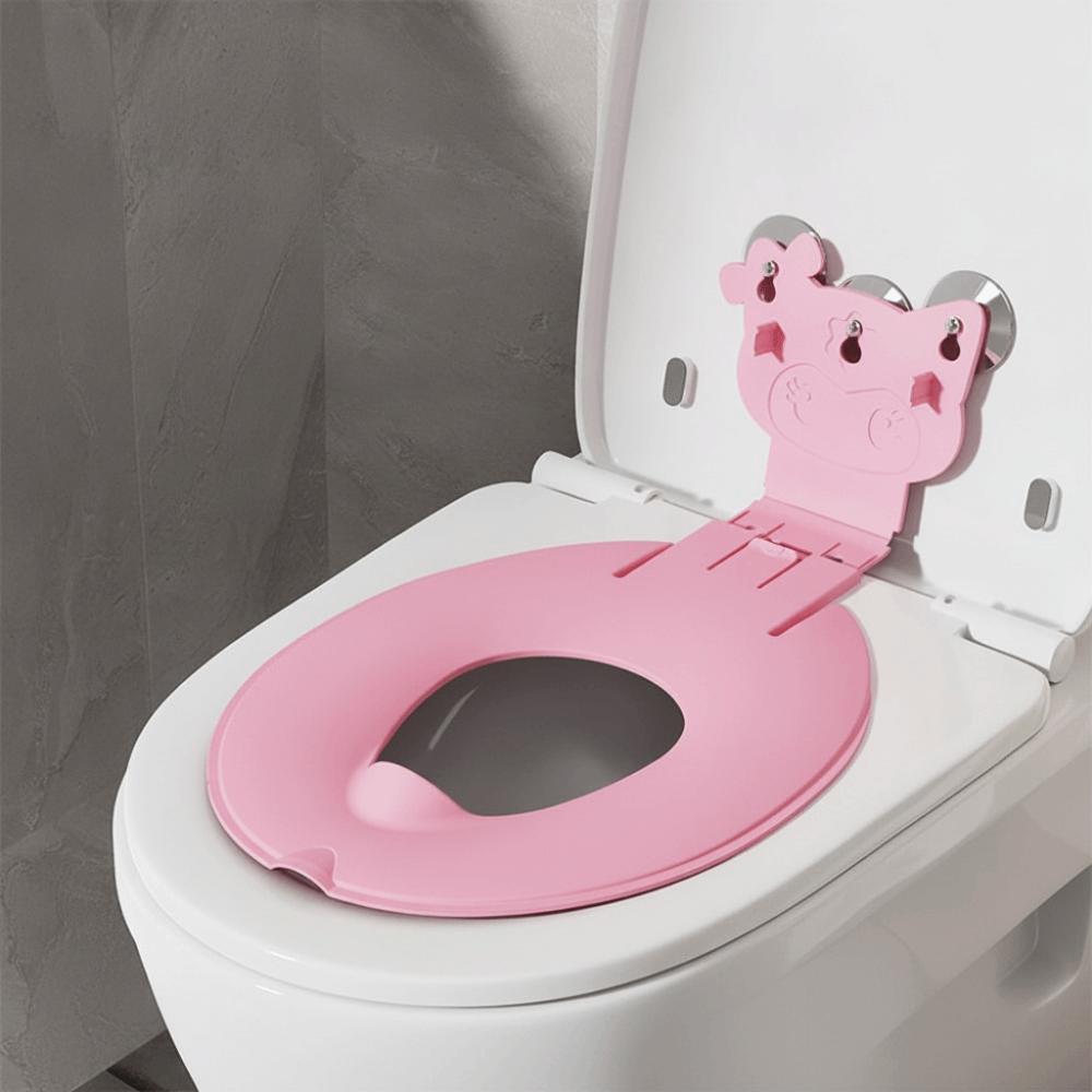 Suction Cup Fixation Toddlers Potty Training Seat Foldable Children Toilet Seat Cover  Travel Use