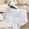 Women's Summer New Sweet Cotton 10A Antibacterial Extended Mid Waisted Briefs