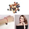 50Pcs Pendentifs Croix en Bois avec Trou Suspendu Décoration Suspendue Chrétienne pour la Fabrication de Bijoux Bracelet Collier