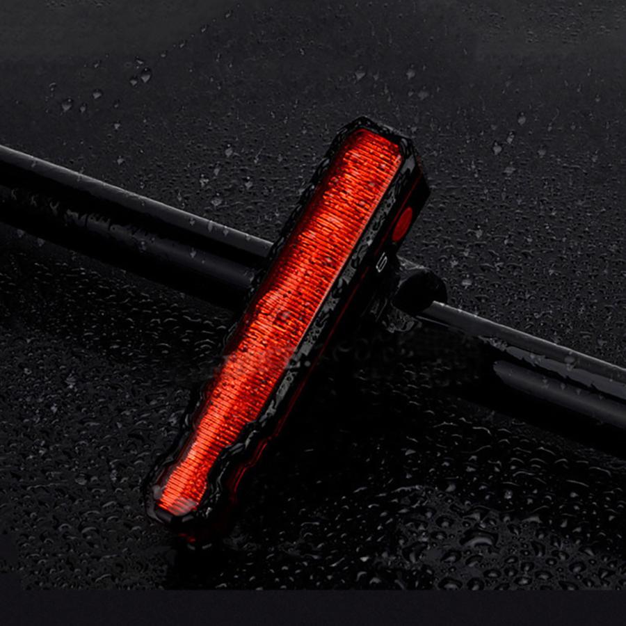 1PC Rechargeable Mountain Bike MTB Bicycle Red LED Rear Tail Light Cycling Lamp