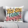 Yes Sir I Can Boogie Baccara Pillowcase Polyester Linen Velvet Creative Zip Decor Pillow Case Room Cushion Cover 45X45