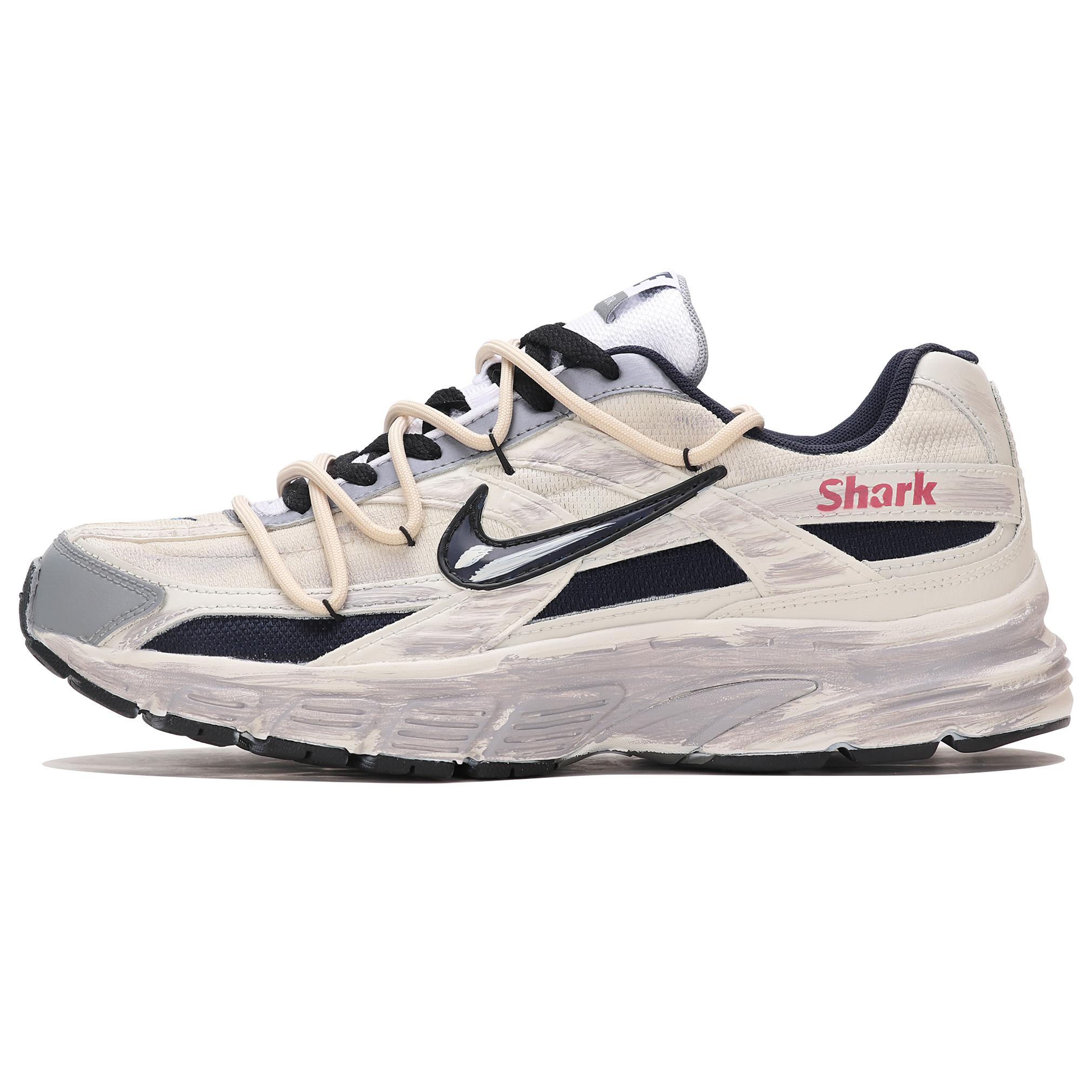 Nike Initiator Cushioning Support Breathable Low top Running Shoes Men s Beige Gray 394055-101(Team804-) 42.5