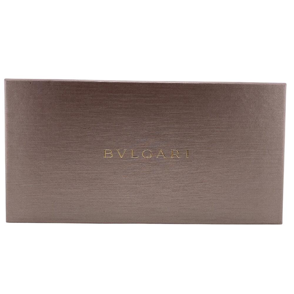 BVLGARI Flap Bicolor Be zero one leather Purse blue leather mens Used