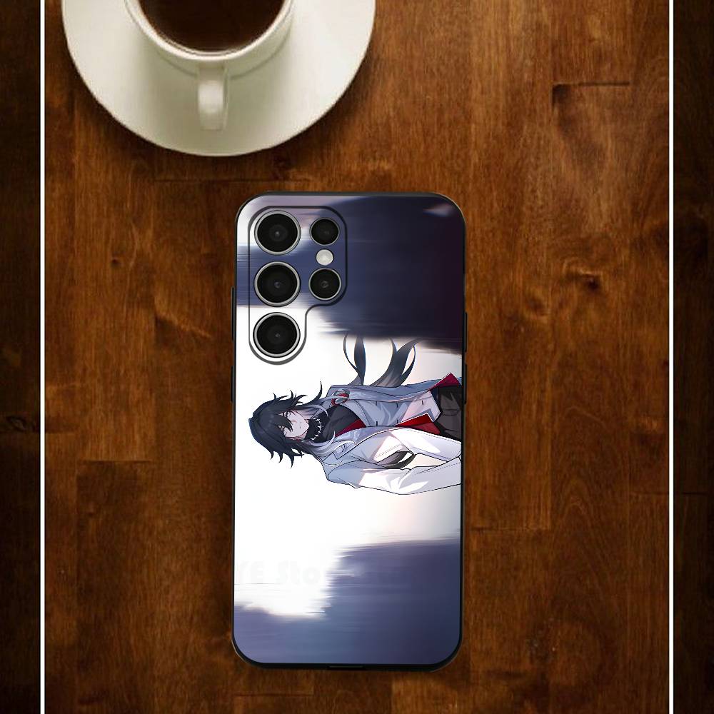 

Cartoon Game Figure HSR Ashveil Silicone Case For Samsung S25 24 23 22 21 20 Plus Ultra 5G Lite Shockproof Cover Samsung S21lite