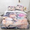 Kawaii Anime sexy Girl Bedding Set Printed With Pillowcase Bed Duvet Cover Single Double Queen Super King Size Boys Girls Adults