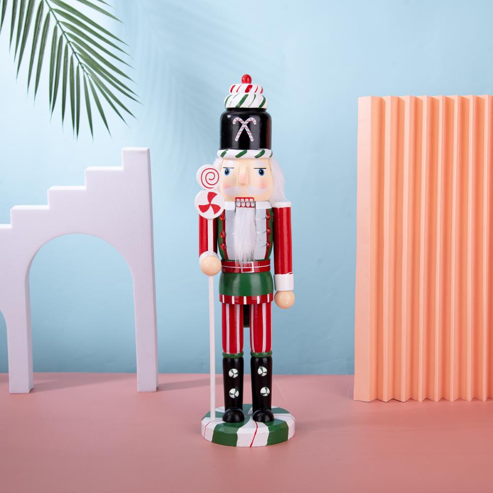 Christmas Candy House-Style Nutcracker Figurine